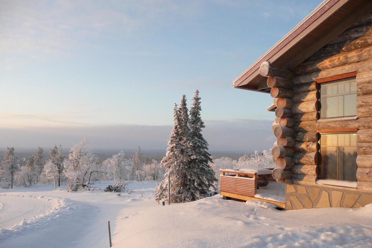 Sielikkö Aurora Log Apartments Saariselkä Exterior foto